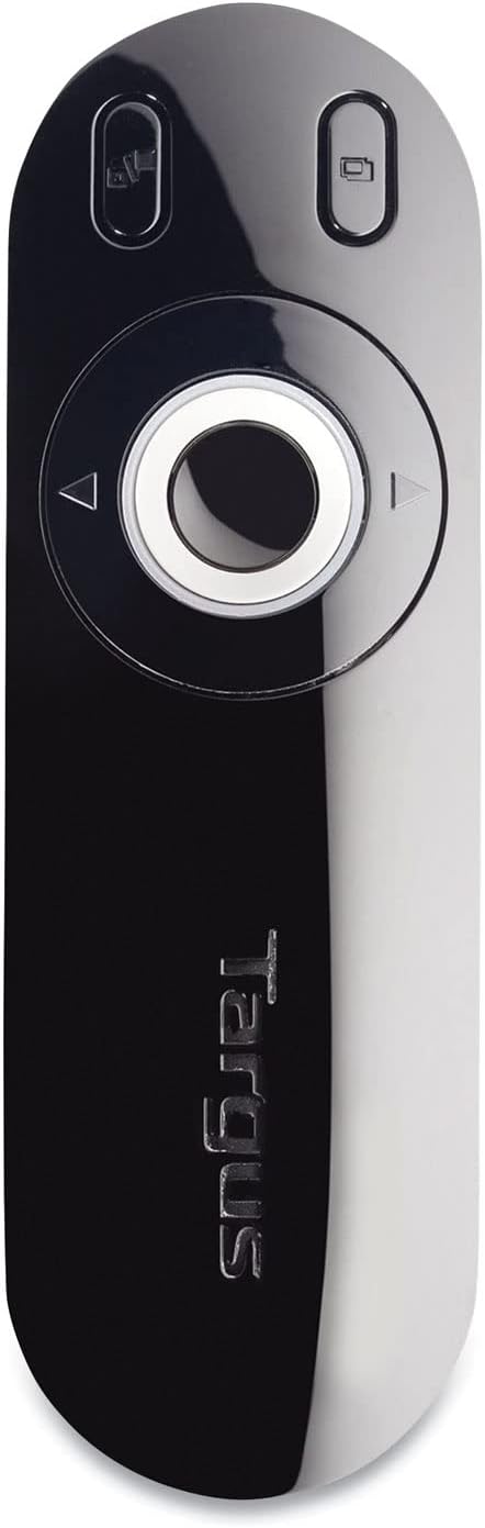Targus Laser Presentation Remote with Key Lock Technology to Lock Non-Essential Buttons, Includes Mini USB Receiver, 50-Foot Range (AMP13US)