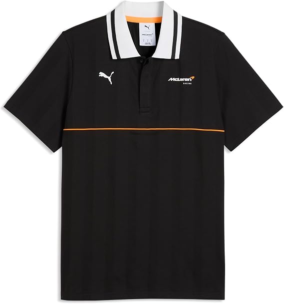 PUMA Mens Mclaren Jacquard Shirt Casual Casual - Orange