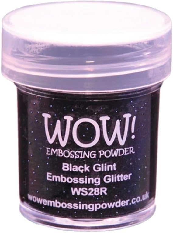 Wow Embossing Powder 15ml-Black Glint