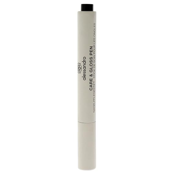 alessandro Spa Care and Gloss Pen for Women - Contains Two Different Surfaces - Helps Eliminate Small Ridges - Smooths Nail Surface - Leaves Nails Glossy - Cruelty Free - 1 Pc Nail File
