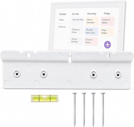 Teknix No-Stud, No-Drill Wall Mount for Skylight Calendar (15 inch) - Easy DIY Installation, No Anchors or Screws Needed, Damage-Free, Secure Hold, Only a Hammer Required, Hardware Included