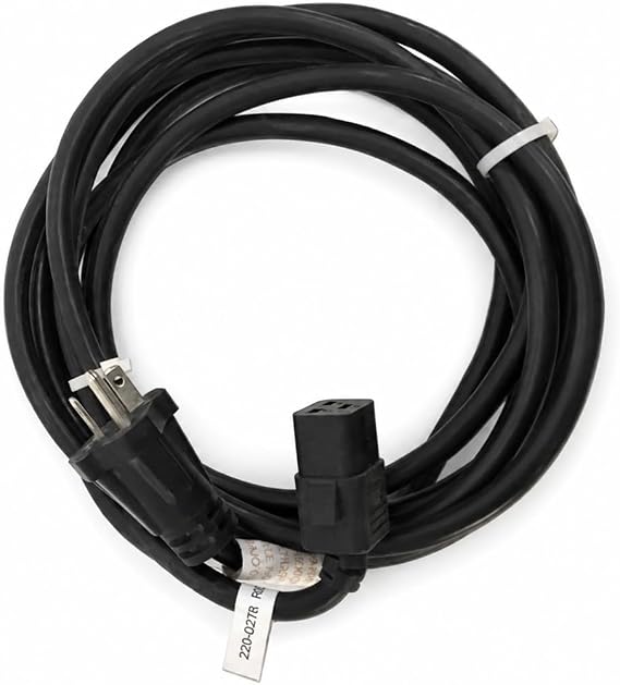 H.F Exchange 3 Prong Power Universal Cord Cable | AC Supply Electrical Long Cable | Power Supply Extension Tool Cord Replacement P/N 220-0278 for Treadmill Work with Star Trac E-TRX E-TRxe