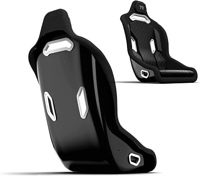 Trak Racer Formula & GT Hybrid Racing Seat Ultra Adjustable Recline & GT Positions, Co Developed with Alpine F1 Engineers, Durable Fiberglass, Harness Compatible