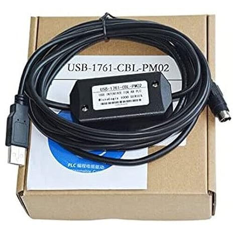 Programming PLC Cable USB-1761-CBL-PM02 Suits for Micrologix 1000 1200 Series PLC Programming Cable