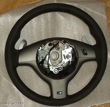 BMW E46 Genuine OEM 1999-2006 CSL M3 SMG Alcantara Steering Wheel NEW