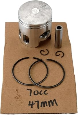 40mm 47mm Piston Kit Compatible With Aerox 50 Beluga BWS50 CRZ CT Slider 50cc 70cc Scooter Engine Parts For Motorcycle Replacement70cc 47mm