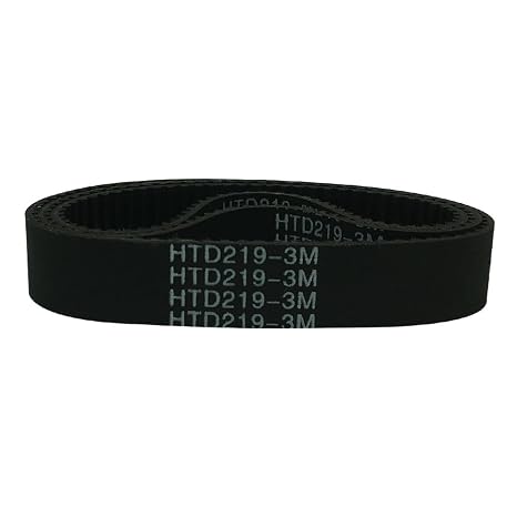 Timing Belt Arc HTD 3M Timing Belt Length=219 222 225 228 Width 6-25mm Teeth 73 74 75 76 HTD3M synchronous pulle219-3M 222-3M 225-3M 228-3M Rubber Drive Belt(225mm Teeth 75,2PCS_6MM)