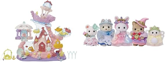 Sylvanian Families Mermaid Castle + Baby Princess Set