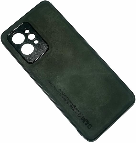 Kepuch Silklike Case for Oppo Realme GT 2 Pro - Cover Bumper Built-in Metal Plate for Oppo Realme GT 2 Pro - Black