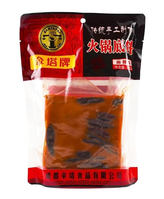 Hot Pot Base, Spicy And Fresh Hot Pot Base, Hot Pot Material (Spicy Hot Pot Soup Base,15.87 oz)
