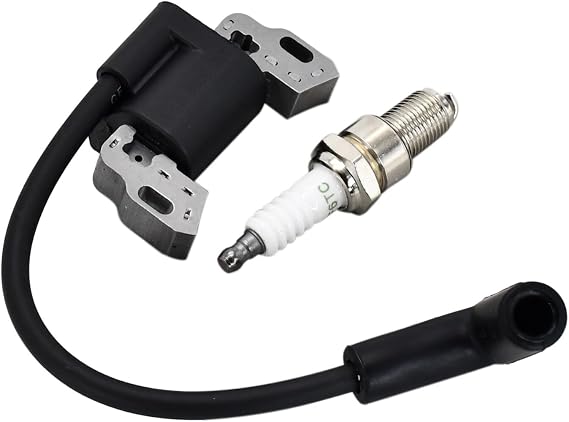 593872 593381 Ignition Coil with Spark Plug 799582 798534 84005272 595009 Compatible with BS 08P502 09P602 093J02 09P702 Armature Magneto Small Engine Lawn Mower