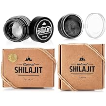 NATURAL SHILAJIT Resin - Shilajit Supplement with Fulvic Acid & Trace Minerals, Plant Based Nutrients for Energy, Immune Support & Vitality - 20 Gram & 10 Gram
