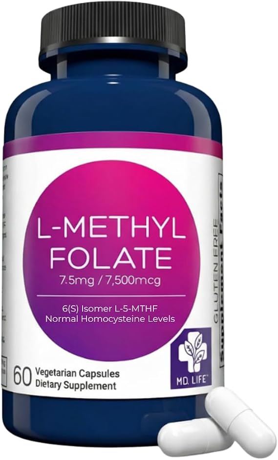 MD. Life L-Methylfolate 7.5 mg 60 Count