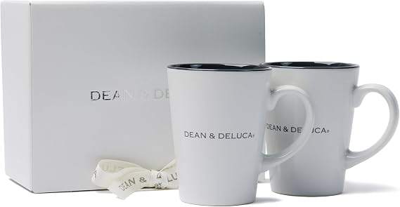 DEAN & DELUCA Latte Mug White S Pair Gift