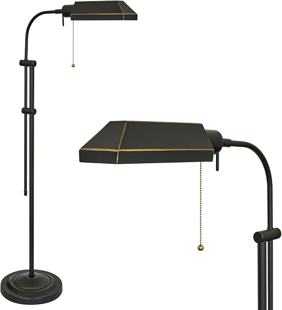 Kira Home Prescott 58" Vintage Mid Century Modern Pharmacy Floor Lamp