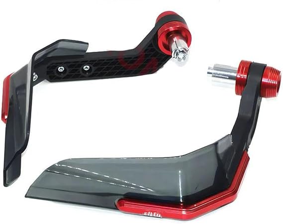FYFYF for Benelli 502C 302S 752S Leoncino 500 Motorcycle Handguard Shield Hand Guard Protector Windshield(Rojo)