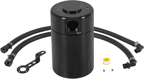 Oil Catch Can Oil Separator Fit for Sierra 1500 Chevy Silverado 1500 14-18 | Compatible with GMC Yukon Chevy Tahoe Suburban 2015-2020 Oil Air Reservoir