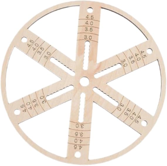 Wick Centering Tool, Wood Candle Wicks Centering Devices, Candle Making Wick Stabilizer Holder, Diameter 5.91 inch