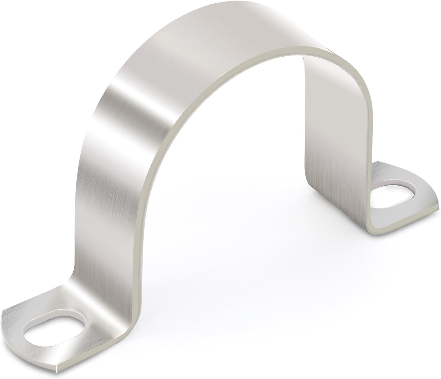 Heavy Duty Pipe Clamps 2" FamlTol U Pipe Brackets 304 Stainless Steel Tube clamp Rigid Pipe Strap for Pipes and Cables | Ø 50 mm | 6 pcs