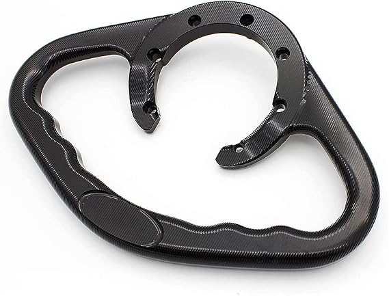 Motorcycle Passenger Handle Grip Armrest Rear Tank Handlebar Grab Bar Fit for YZF R6 R6S R1 R1S R1M FZ1 FZ6 FJR1300/ MT10 FZ10 2016-2021/ MT09 FJ09 FZ09 R125 2015-2021/ V-Max 09-16/ XSR 700 900