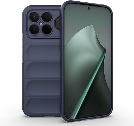 Xiaomi Poco F8 Ultra Kılıf, Esnek TPU Silikon Telefon Kılıfı, Darbe Emici Kamera Korumalı Ultra İnce Arka Kapak Lacivert