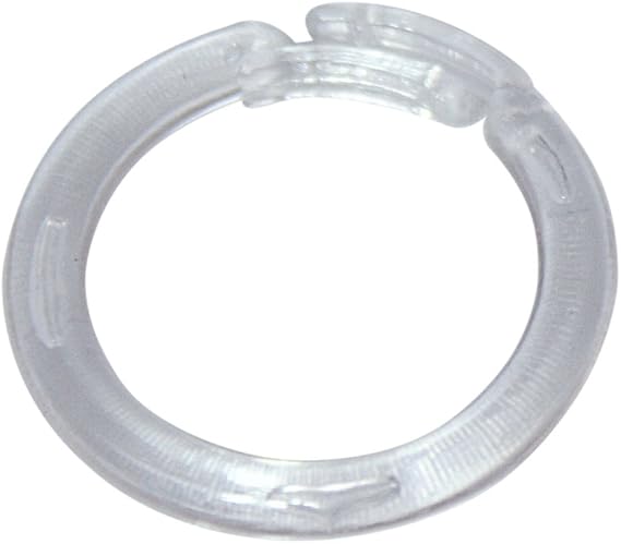Home Sewing Depot - Clear Plastic Split Rings for Shades & Valances, Small, 25/pkg