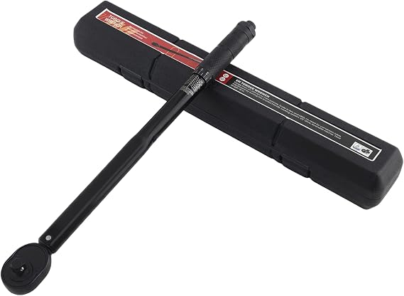 3/8 Inch Drive Torque Wrench, 15-80 FT.LB/20.3-108.5 Nm, 3% High-Precision FT-LB Torque Wrench, Laser-Etched Dual Scale for Automotive, Bicycle, Motorcycle, Garden Machinery & DIY Projects