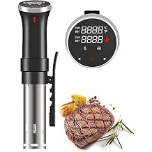 Fityou Accu Slim Sous Vide Thermal Immersion Circulator, 1100W Vacuum Precision Cooker with Precise Temperature and Timer, Full Touch Screen Control, Ultra-Quiet Sou Vide Slow Cooker, Recipe