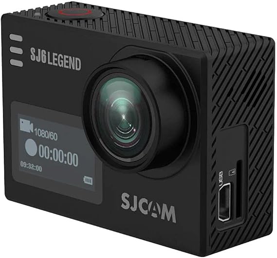SJCAM SJ6 Legend WiFi 4K UHD 16MP 166° 2” Dokunmatik Geniş Ekran Sanal Jiroskop Sabitleme 1000mAh Geniş Batarya 240 FPS Ağır Çekim 30 Metre Su Geçirmez Kılıflı Aksiyon Kamerası Siyah