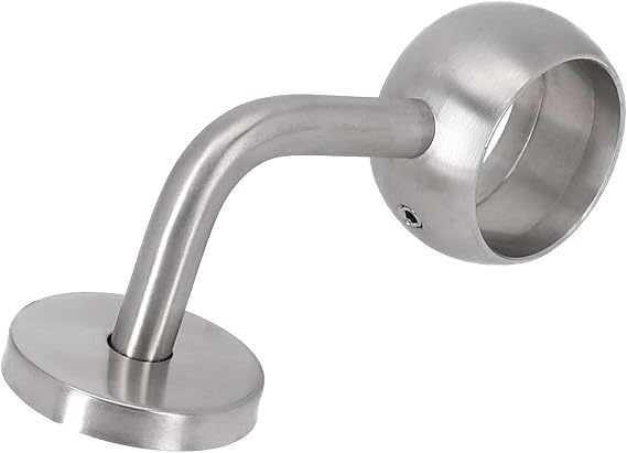 Handrail Brackets For Stairs, Polished Stainless Steel Handrail Bracket Tube Covered Fixing(42mm)