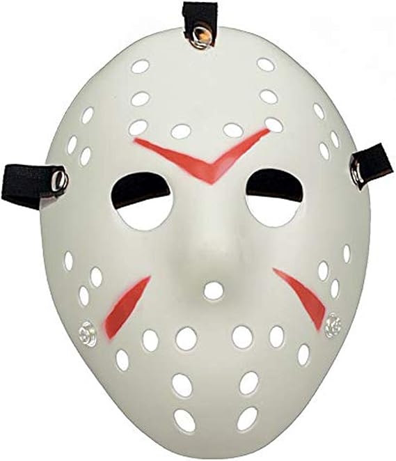 Scary Horror Movie Hockey Goalie Halloween Mask