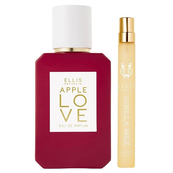 Ellis Brooklyn APPLE LOVE & VANILLA MILK Eau De Parfum for Women - Long Lasting, Clean Perfume, Apple & Vanilla Scent