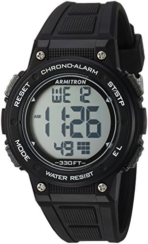 Armitron Sport Womens Digital Chronograph Resin Strap Watch