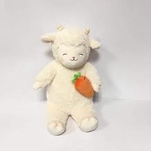MINISO 13 Lazy Sheep Stuffed Animals Plush Toys with Carrot - Soft Pillow Plushies for Kids Boys Girls Christmas, Huggable Companion