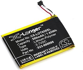 XSP 500mAh Replacement Battery for LOGITECH MX Master Touchpad T650 Part NO 1506 533-000088 HB303450 Parts Battery Batteries