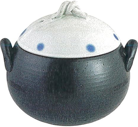 ご飯鍋 : 粉引 ごはん鍋5合用 Sn-177kh