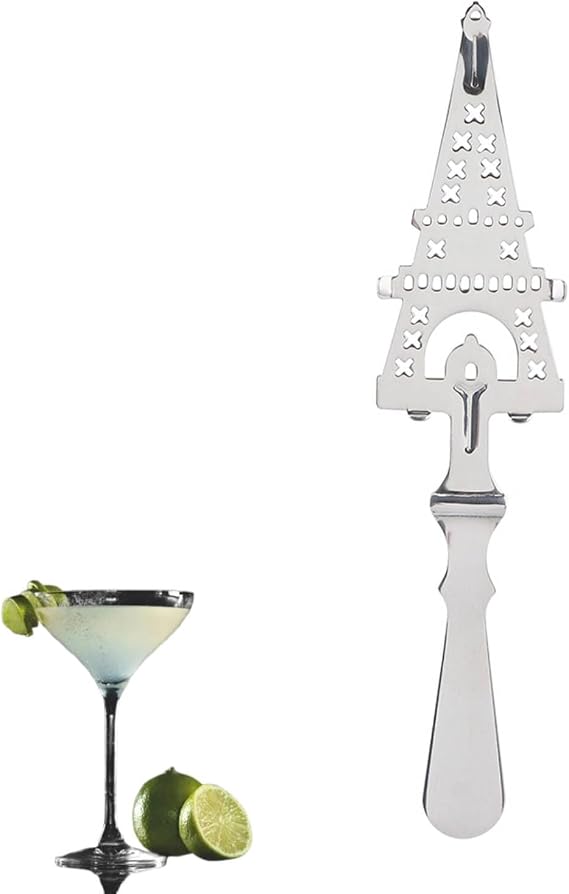 Absinthe Spoon Stainless Steel, Slotted Spoon Absinthe Fountain Accessory Absinthe Dripper for Absinthe Glasses Sugar Cube(#2)
