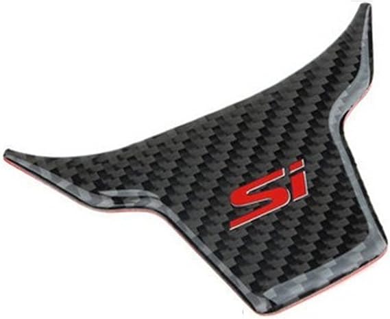 Carbon Fiber Interior Steering Wheel Cover Panel for Civic