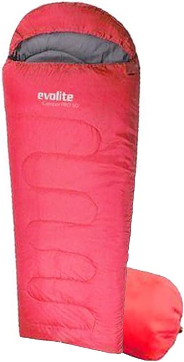 EVOLITE CAMPER PRO SQ 0ºC KARE TİPİ UYKU TULUMU kırmızı