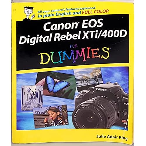 Canon EOS Digital Rebel XTi  400D For Dummies Paperback – May 5, 2008