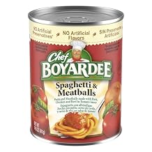 Chef Boyardee Spaghetti and Meatballs, 14.5 oz, 24 Pack
