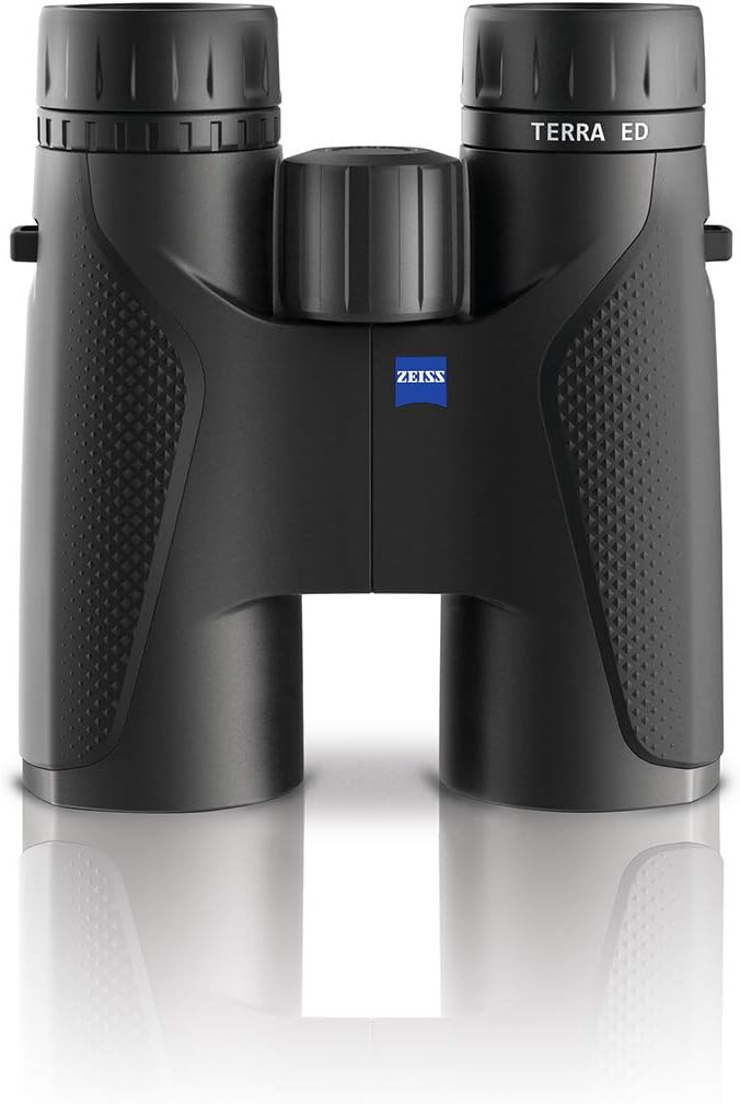 ZEISS Terra ED Binoculars 8x32 Waterproof, and Fast Focusing with Coated Glass for Optimal Clarity in All Weather Conditions for Bird Watching, Hunting, Sightseeing, Black