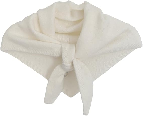 Triangle Scarf for Women Knitted Wool Headscarf