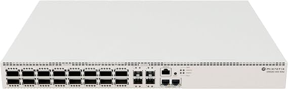 Mikrotik - CRS520-4XS-16XQ-RM 2 2.5Gb 4 SFP28 25Gb 16 WSFP28 100Gb Switch