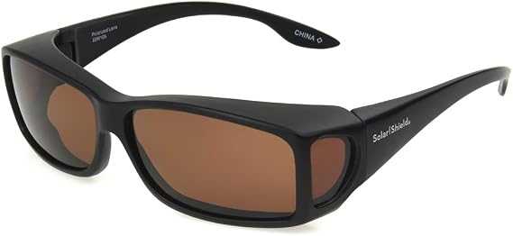 Foster Grant Solar Shield Manchester Fits-Over Polarized Sunglasses, 54mm