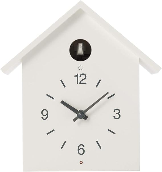 Muji Cuckoo Clock, White, Large