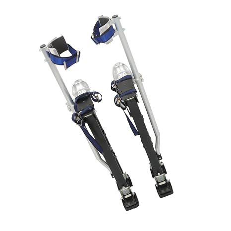 Drywall Stilts 24-40Inch Adjustable Aluminum Tool Stilt for Painting Painter or Cleaning Black