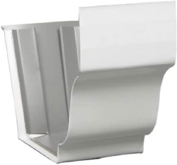 AMERIMAX Home Products 19209 4-Inch Galvanized Slip Joint, White