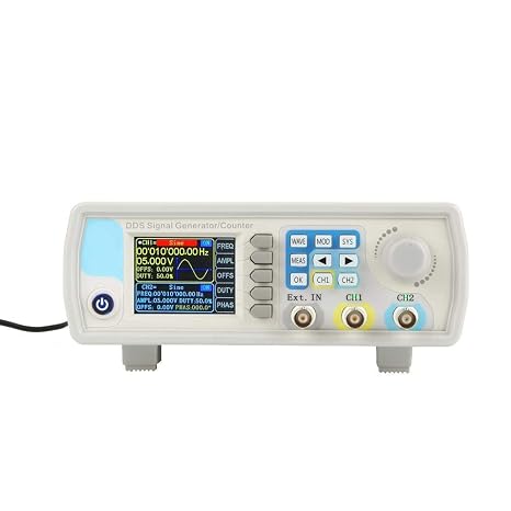 Generator, JDS6600 60MHz DDS Multi-Functional Function Generator Digital Control Sine Frequency Arbitrary Waveform Generator Counter Frequency Meter Pulse Source Generators(15MHz