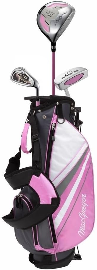 MacGregor Golf DCT Junior Girl Golf Clubs Set with Bag, Right Hand Ages 3-5